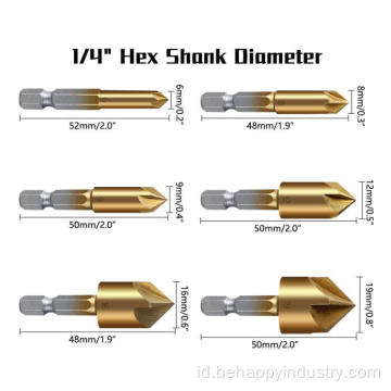 Alat Pengeboran Chamfer 23 PC